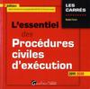 L'essentiel des procédures civiles d'exécution. Edition 2019-2020