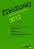 Médiasig 2012. L'essentiel de la presse et de la communication, 38e édition