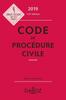 Code de procédure civile annoté. Edition 2019