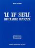 Littérature française. Le XXe siècle