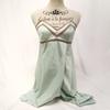 Nuisette - lingerie - 100% polyester - couleur vert d'eau - pastel - marron - bretelles - Etam - 38 Robe longue fluide à bretelles - Etam - 38