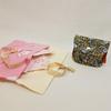 Zéro-déchet cadeau : Pochette de voyage+ pochette à savon imperméable et 7 lingettes démaquillantes lavables oeko- Tex /gots