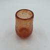  Joli petit vase Biot orange verre soufflé bullé - Photo 0