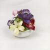  Composition florale fine bone china Crown Staffordshire  - Photo 0