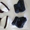 Chaussons en laine tricotés mains - 6m - Photo 0