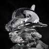 Années 50-60 - Statuette de Dauphin bondissant en verre - Photo 1