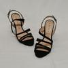Sandales à talons - oppus - noir - 10 cm - total cuir - chaussures - dessus cuir - doublure cuir - sous pied cuir - avec la boîte - - OPPUS 38 - Photo 2