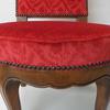 chaise de style pour enfant tapissée velours rouge - Photo 6