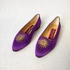 Chaussures vintage violettes - Charles Kammer Pointure 35 - Photo 0
