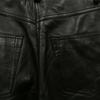 Pantalon noir en cuir - 34 - Femme  - Photo 3