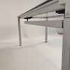 Bureau blanc Steelcase L160 avec goulotte  - Photo 3