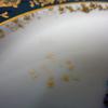 Assiettes-porcelaine de Limoge-verte a bordure doré  - Photo 3