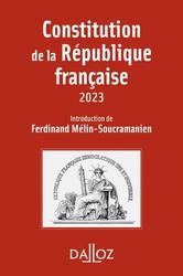 Constitution de la République française. Edition 2023 - Photo entière