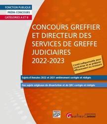 Concours Greffier et Directeur des services de greffe judiciaires. Edition 2022-2023 - Photo entière