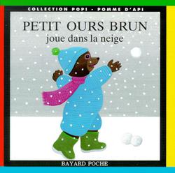 Petit Ours Brun joue dans la neige. 7e édition - Photo entière