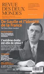 Revue des deux Mondes Février 2022 : De Gaulle et l'identité de la France - Photo entière