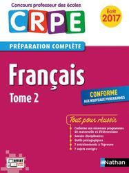 Français. Tome 2, épreuve écrite CRPE, Edition 2016 - Photo entière
