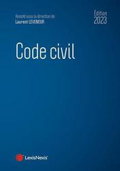Code civil. Edition 2023 - Photo entière