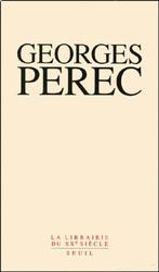 GEORGES PEREC COFFRET 3 VOLUMES : VOLUME 1, L'INFRA-ORDINAIRE. VOLUME 2, JE SUIS NE. VOLUME 3, CANTATRIX SOPRANICA L. - Photo entière
