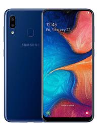Samsung Galaxy A20e - 32 Go - Très bon état - Bleu nuit - Photo entière