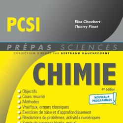 Chimie PCSI. 4e édition - Photo 0