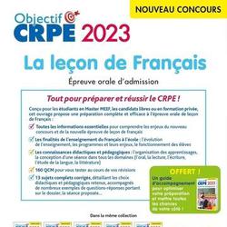 Français - La leçon. Epreuve orale d'admission, Edition 2023 - Photo 1