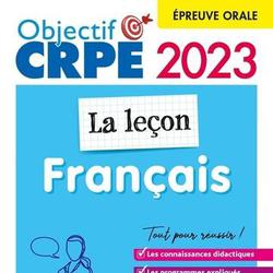 Français - La leçon. Epreuve orale d'admission, Edition 2023 - Photo 0