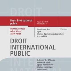 Droit international public. 9e édition - Photo zoomée