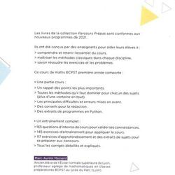 Maths BCPST 1re année Parcours Prépas. Edition 2021 - Photo 1