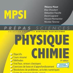 Physique-Chimie MPSI. 5e édition - Photo 0