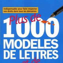 Plus de 1000 modèles de lettres et de contrats. Edition 2007 - Photo zoomée