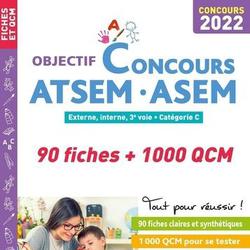 ATSEM - ASEM - 90 fiches et 1000 QCM. Externe, interne, 3e voie - Catégorie C, Edition 2022 - Photo 0