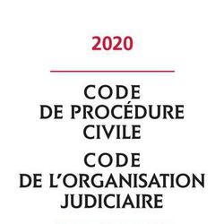 Code de procédure civile. Code de l'organisation judiciaire, Edition 2020 - Photo zoomée