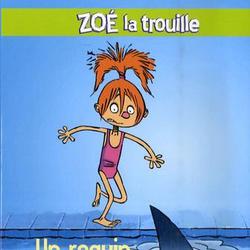 Zoé la trouille Tome 2 : Un requin dans la piscine - Photo zoomée