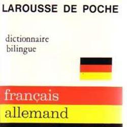 Dictionnaire larousse Français Allemand - Photo zoomée