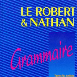 Le Robert et Nathan, grammaire - Photo zoomée