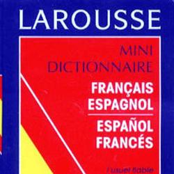 Mini dictionnaire français-espagnol, espagnol-français - Photo zoomée