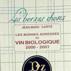 Les bonnes adresses du vin biologique 2000-2001. 9e édition - Photo zoomée