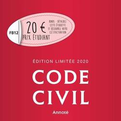 Code civil annoté 2020. Edition limitée - Photo zoomée