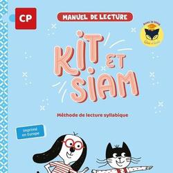 Manuel de lecture CP Kit et Siam. Méthode de lecture syllabique, Edition 2023 - Photo zoomée