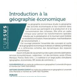 Introduction à la géographie économique - Photo 1