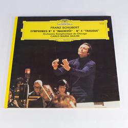 Franz Shubert, 2 Symphonies, disque vinyle de 33T - Photo zoomée