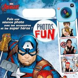 Marvel Avengers Photos fun Captain America. Avec un album photos, des stickers et des accessoires - Photo 0
