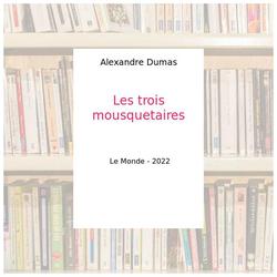 Les trois mousquetaires - Alexandre Dumas - Photo zoomée