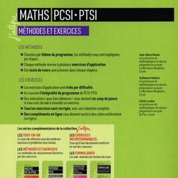 Maths PCSI-PTSI. Méthodes et exercices, 5e édition - Photo 1