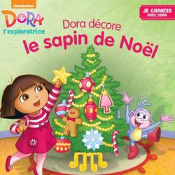 Dora décore le sapin de Noël - Photo zoomée