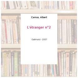 L'étranger n°2 - Camus, Albert - Photo zoomée