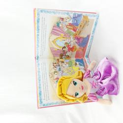 L'imagerie des Princesses+Poupée princesse Raiponce Disney en peluche  - Photo 1