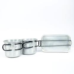 Gamelle et quarts en aluminium - Photo 1