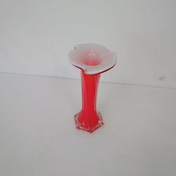 Magnifique vase rouge de rubis twist - Photo 1